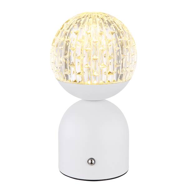 Lampada da tavolo a LED Julsy C Bianco - Ferro - Plexiglas - 11 x 20 x 11 cm