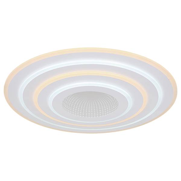 LED-Deckenleuchte Jocelyn rund Eisen / Acrylglas - 1-flammig