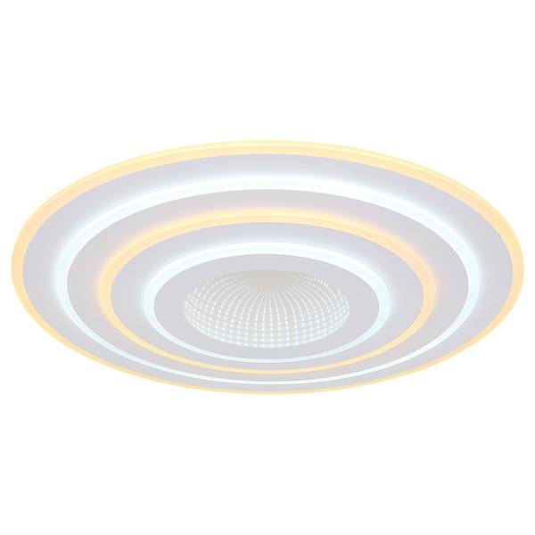 LED-Deckenleuchte Jocelyn rund Eisen / Acrylglas - 1-flammig