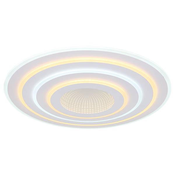 LED-Deckenleuchte Jocelyn rund Eisen / Acrylglas - 1-flammig