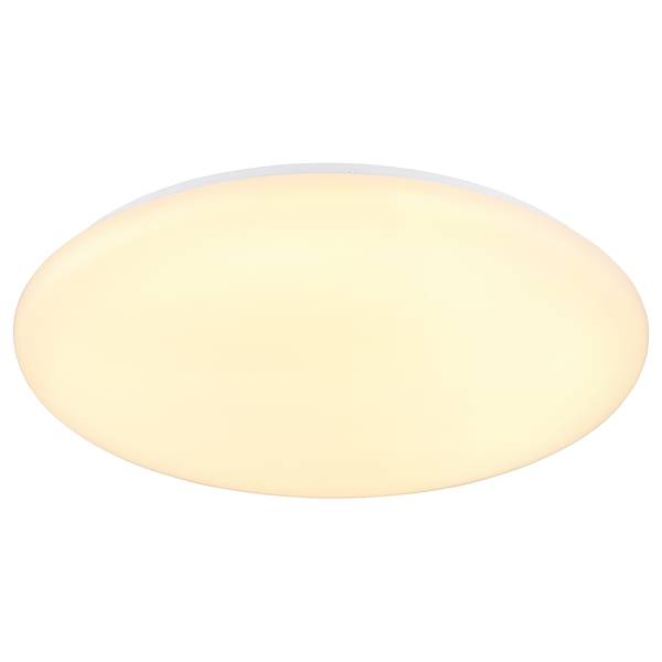 Lampada da soffitto LED Eclypse A Bianco - Ferro - Plexiglas - 50 x 9 x 50 cm