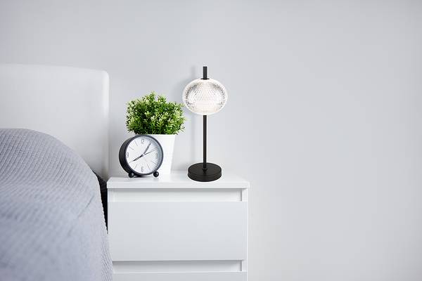 LED-tafellamp Aida acrylglas/ijzer - 1-lichts