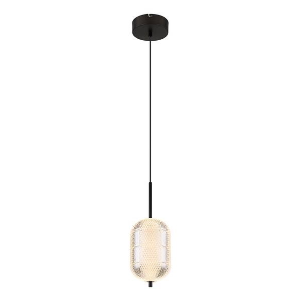 LED-hanglamp Kurius acryl/ijzer - Aantal lichtbronnen: 1