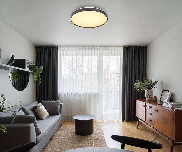 LED-Deckenleuchte Eclypse Typ B Eisen / Acrylglas - 1-flammig