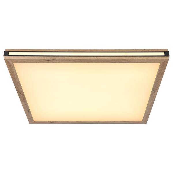 Lampada da soffitto LED Carla A Marrone - Bianco - Ferro - Plexiglas - 60 x 8 x 60 cm