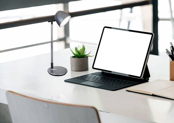 Lampada da tavolo LED Casala Nero - Grigio - Alluminio - Plexiglas - 17 x 50 x 35 cm