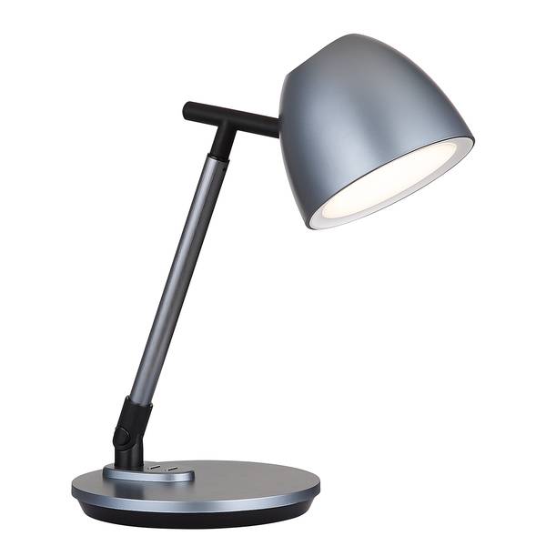 Lampada da tavolo LED Casala Nero - Grigio - Alluminio - Plexiglas - 17 x 50 x 35 cm