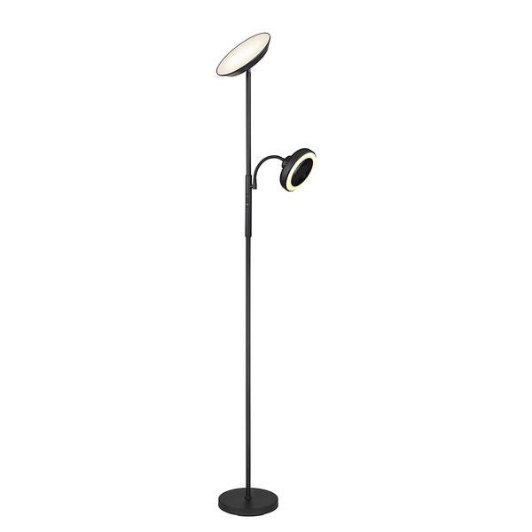 Staande LED-lamp Davyd ijzer/acrylglas - 2-lichts