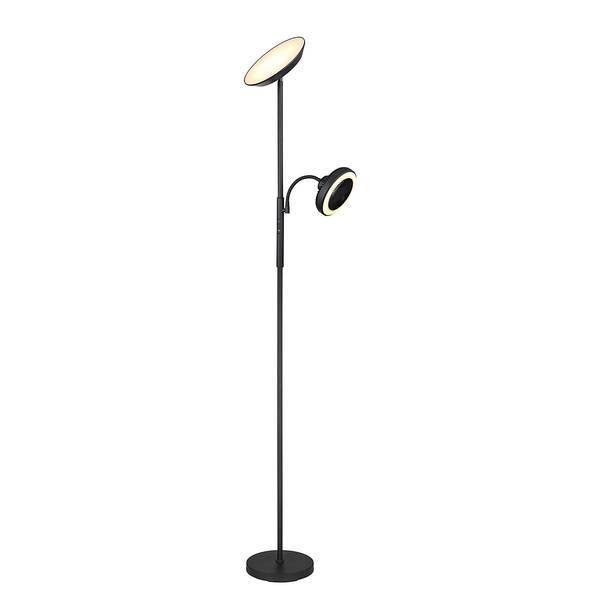 Staande LED-lamp Davyd ijzer/acrylglas - 2-lichts