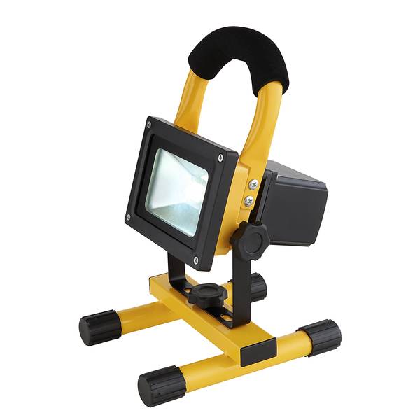 Lampada da tavolo LED Bernd Nero - Giallo - Alluminio - Vetro trasparente - Plexiglas - 16 x 23 x 15 cm