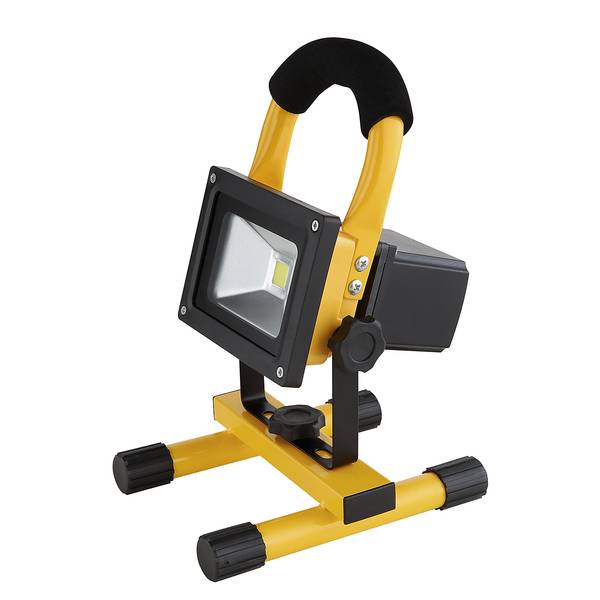 Lampada da tavolo LED Bernd Nero - Giallo - Alluminio - Vetro trasparente - Plexiglas - 16 x 23 x 15 cm