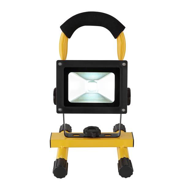 Lampada da tavolo LED Bernd Nero - Giallo - Alluminio - Vetro trasparente - Plexiglas - 16 x 23 x 15 cm