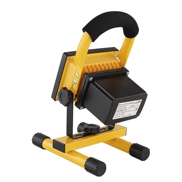 Lampada da tavolo LED Bernd Nero - Giallo - Alluminio - Vetro trasparente - Plexiglas - 16 x 23 x 15 cm