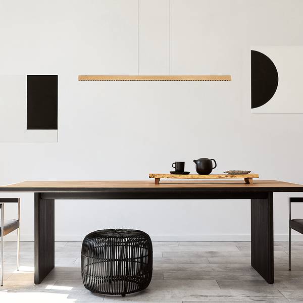 LED-hanglamp Dentsy type D aluminium/ijzer - 1-lichts