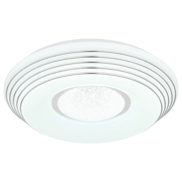 Lampada da soffitto LED Veleno Bianco - Ferro - Plexiglas - 39 x 8 x 39 cm