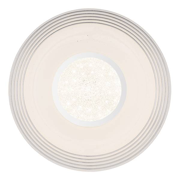 Lampada da soffitto LED Veleno Bianco - Ferro - Plexiglas - 39 x 8 x 39 cm