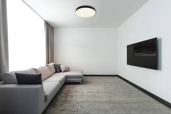 LED-Deckenleuchte Matthew Acrylglas - 1-flammig - Schwarz