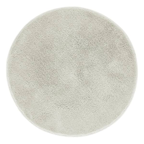 Tapis de bain Florida rond Polyester recyclé - Beige