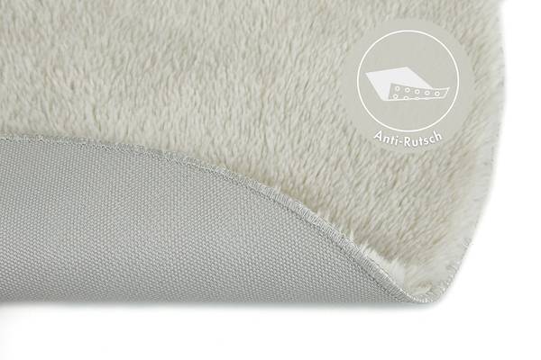 Tapis de bain Florida rond Polyester recyclé - Beige