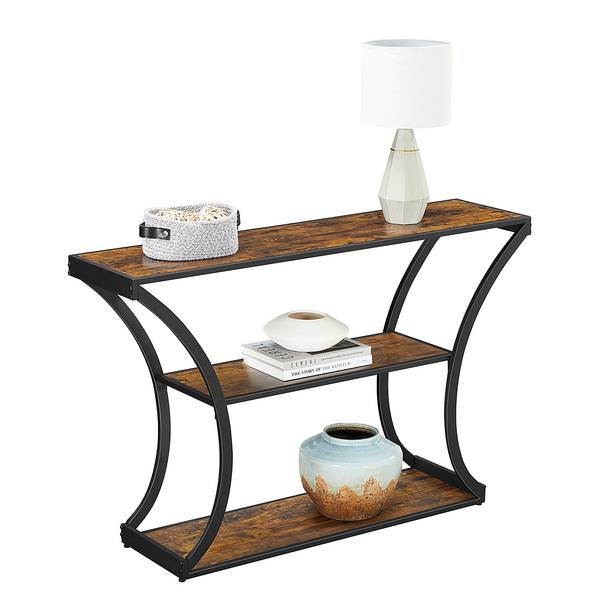 Tavolo consolle Niolon Marrone - Materiale a base lignea - 120 x 80 x 30 cm