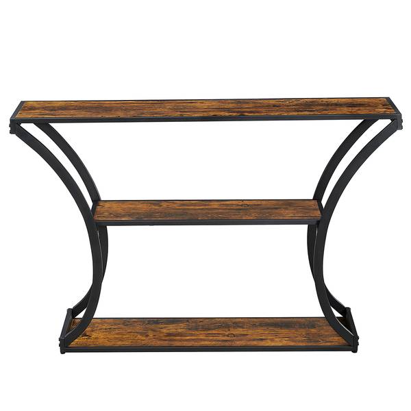 Tavolo consolle Niolon Marrone - Materiale a base lignea - 120 x 80 x 30 cm