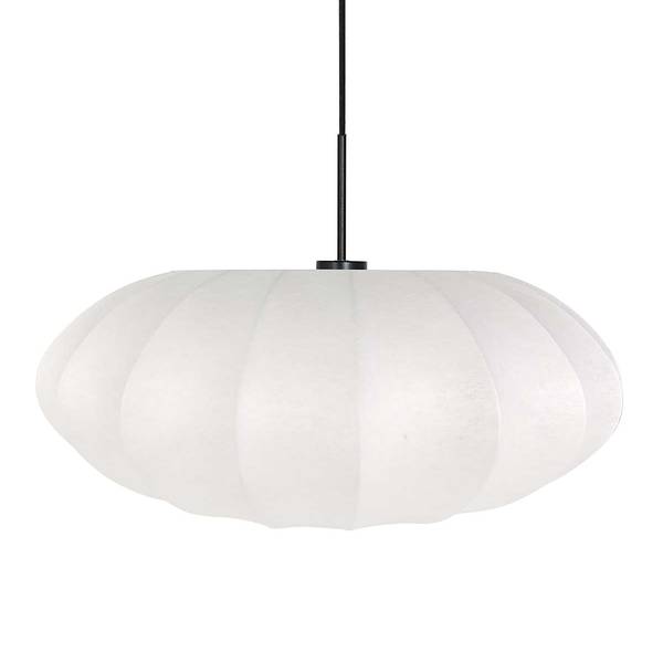 Hanglamp Sparkled Light type B aluminium - 1 lichtbron - wit/zwart
