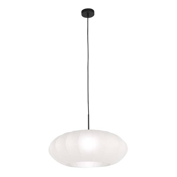 Hanglamp Sparkled Light type B aluminium - 1 lichtbron - wit/zwart