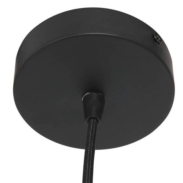 Hanglamp Sparkled Light type B aluminium - 1 lichtbron - wit/zwart