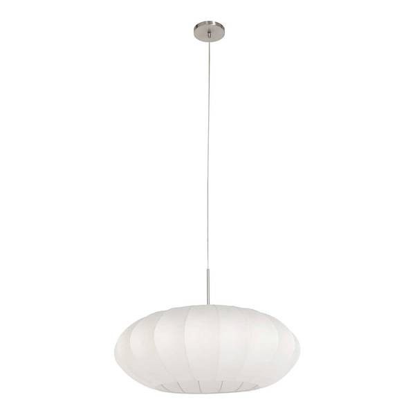 Pendelleuchte Sparkled Light Typ B Aluminium - 1-flammig - Weiß / Silber