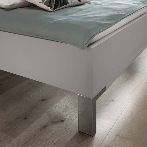 Cadre de lit Shanghai 2 Gris sable - 200 x 220cm