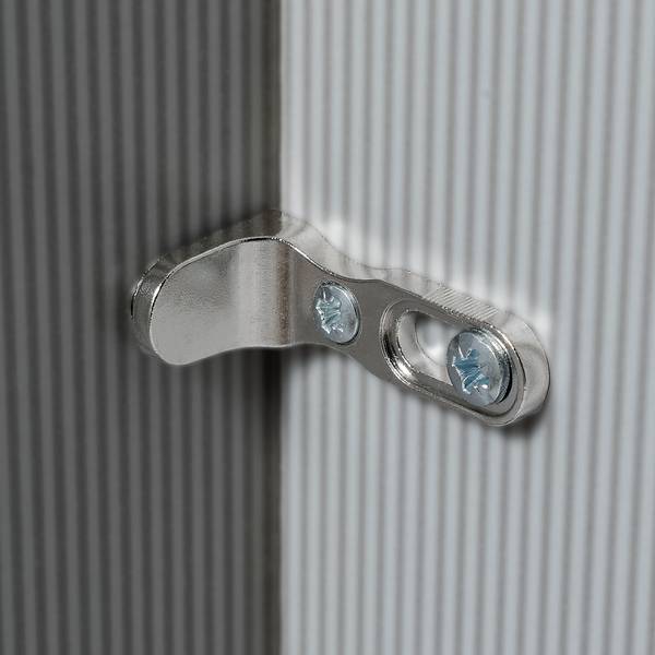 Drehtürenschrank Shanghai 2 Weiß - 99 x 216 cm