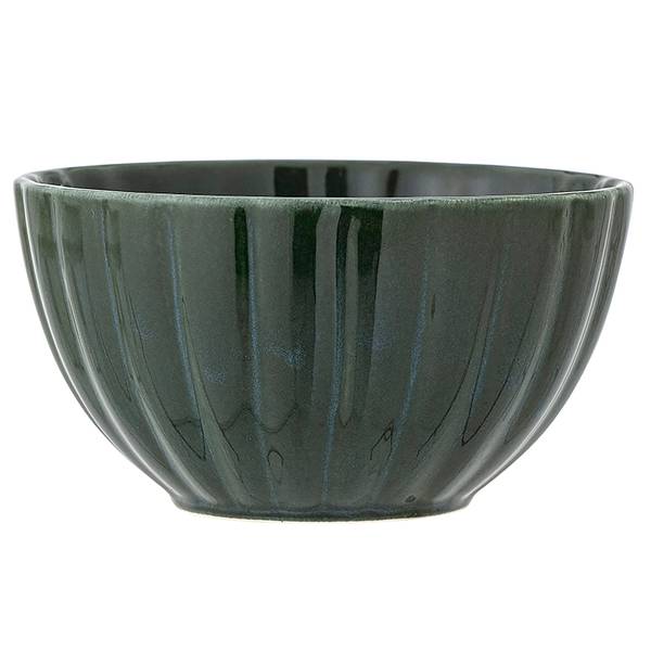 Schale Latina 6er-Set Steingut - Dunkelgrün - Breite: 12 cm