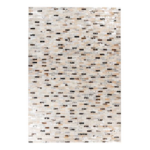 Tappeto a pelo corto Lavin 500 Pelle - Crema / Marrone - 120 x 170 cm