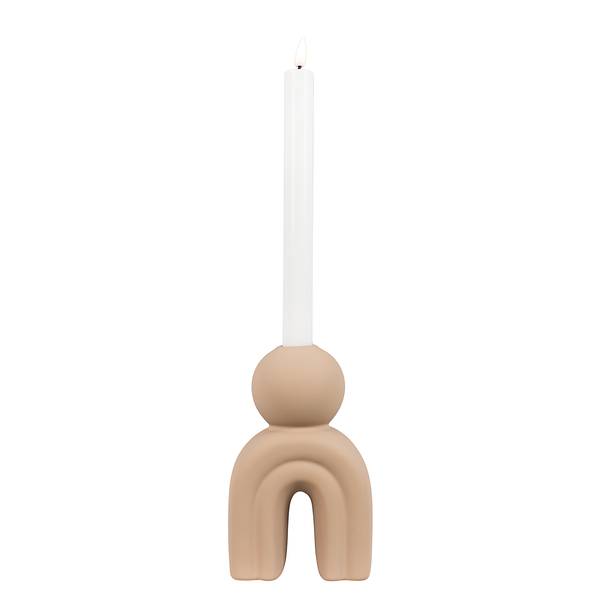 Bougeoir Jasike Céramique - Beige