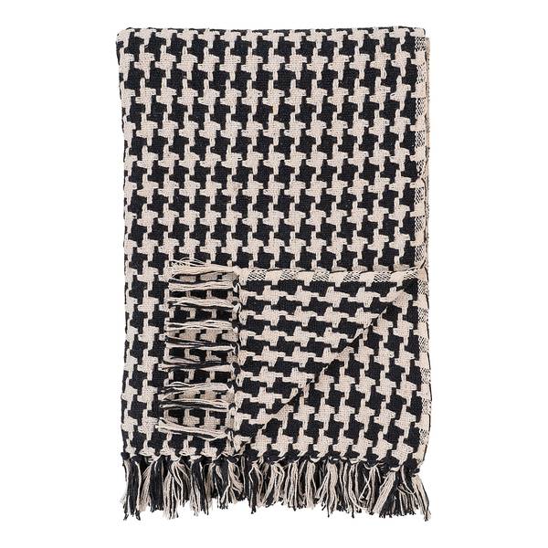 Plaid Side Polyester / Coton - Noir / Beige