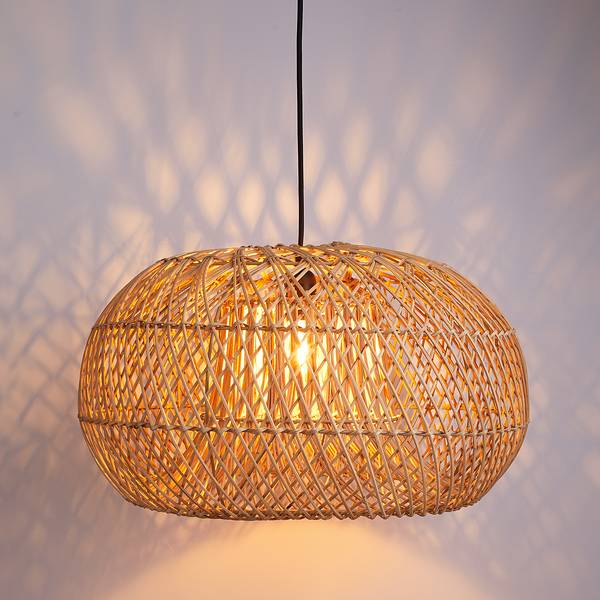 Hanglamp CALAMUS rotan - 1 lichtbron