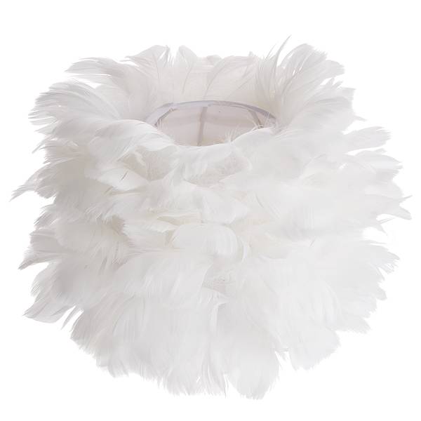 Lampada da tavolo FIORELLA Piume Metallo, piume - 1 punto luce