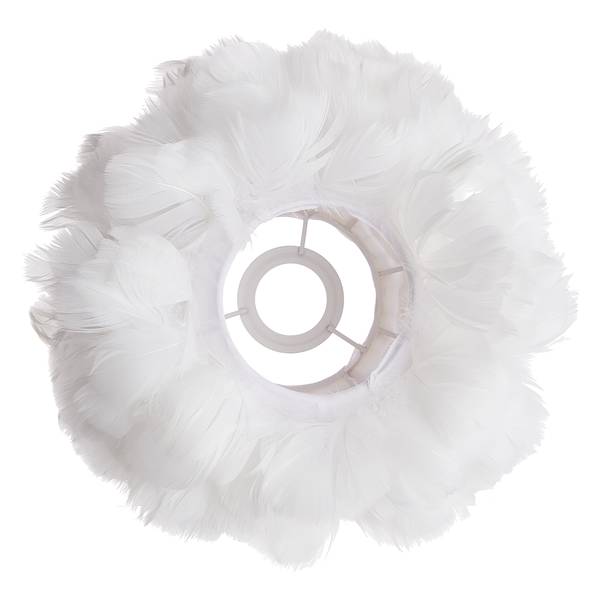 Lampada da tavolo FIORELLA Piume Metallo, piume - 1 punto luce