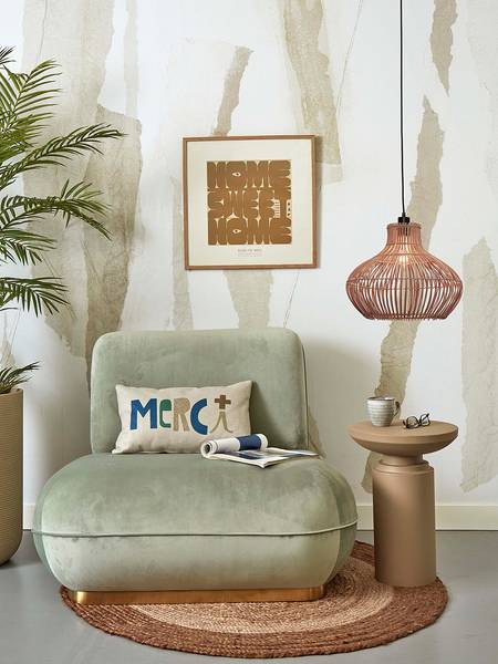 Lampada a sospensione Kalahari Rattan - Marrone - 1 punto luce