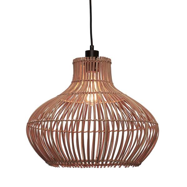 Lampada a sospensione Kalahari Rattan - Marrone - 1 punto luce