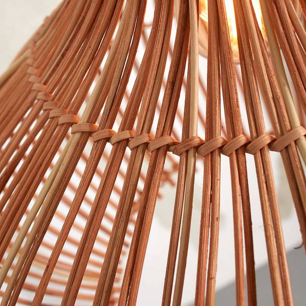 Lampada a sospensione Kalahari Rattan - Marrone - 1 punto luce