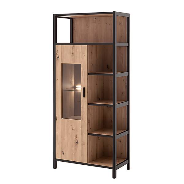 Schrank Simaya Balkeneiche Dekor / Anthrazit