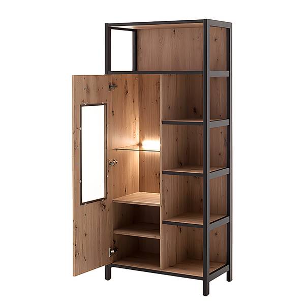 Schrank Simaya Balkeneiche Dekor / Anthrazit
