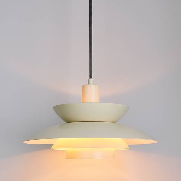 Hängeleuchte SINGAPUR Eisen - 1-flammig - Beige