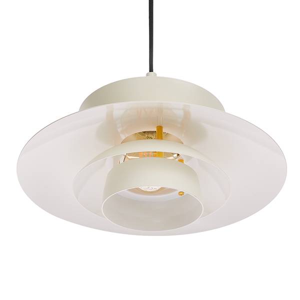 Hängeleuchte SINGAPUR Eisen - 1-flammig - Beige