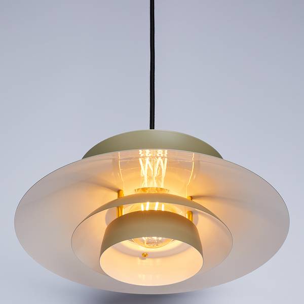 Hängeleuchte SINGAPUR Eisen - 1-flammig - Grün