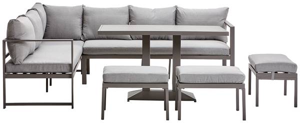 Set di 6 mobili da esterno Vaado Ferro / Poliestere - Grigio