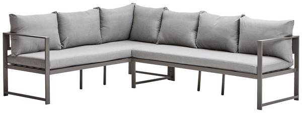 Set di 6 mobili da esterno Vaado Ferro / Poliestere - Grigio