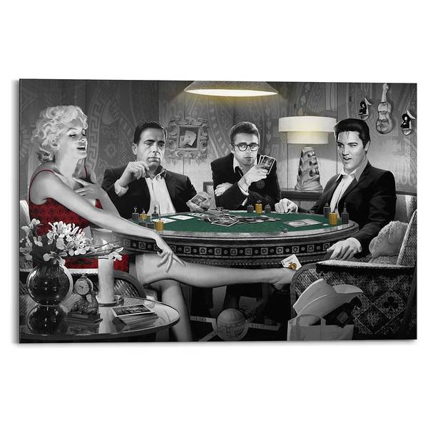 Wandbild Chris Consani Schwarz - 60 x 90 cm