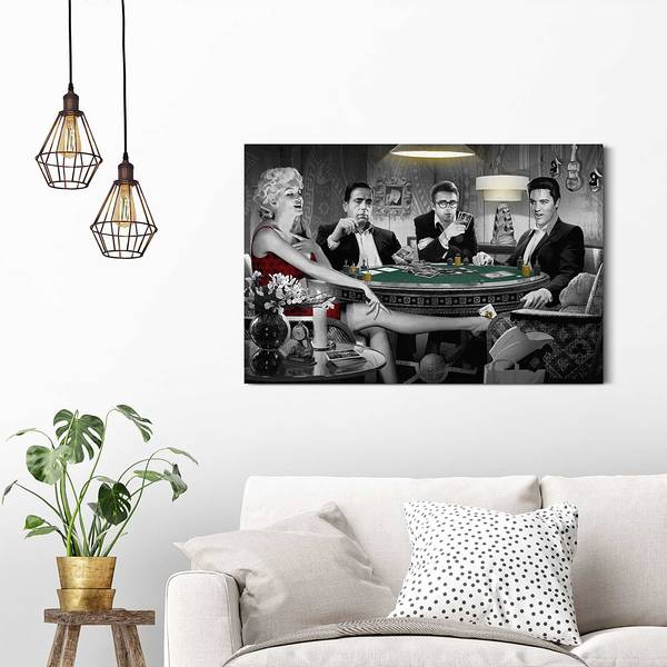 Wandbild Chris Consani Schwarz - 60 x 90 cm